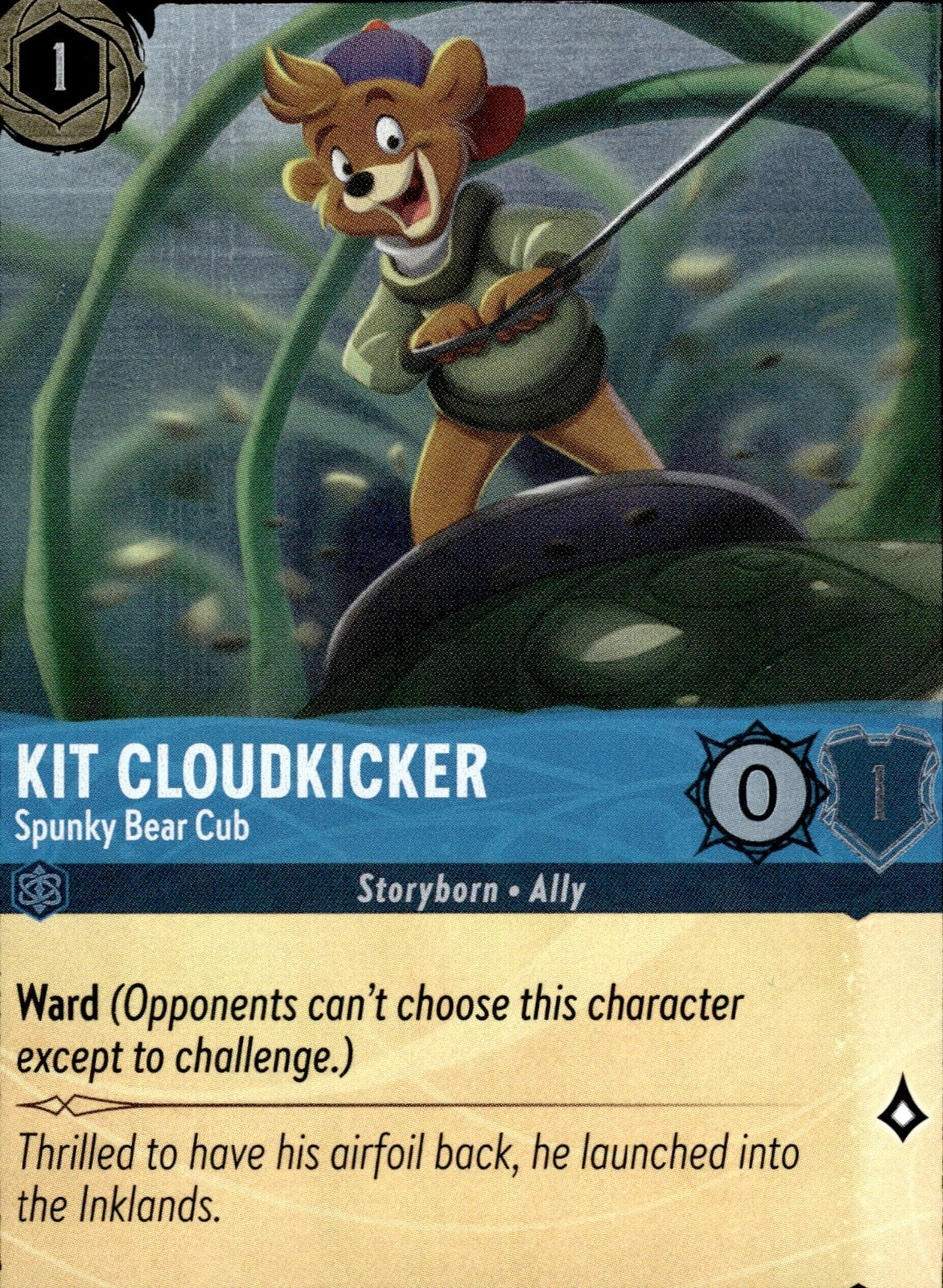 Kit Cloudkicker - Spunky Bear Cub Cold Foil Common Into the Inklands 148/204 NM