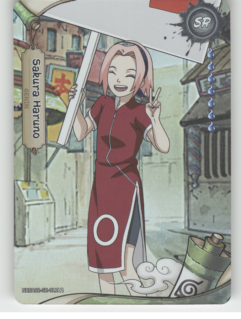 Sakura Haruno Base SR Earth Scroll Series 2 011L2 NM front
