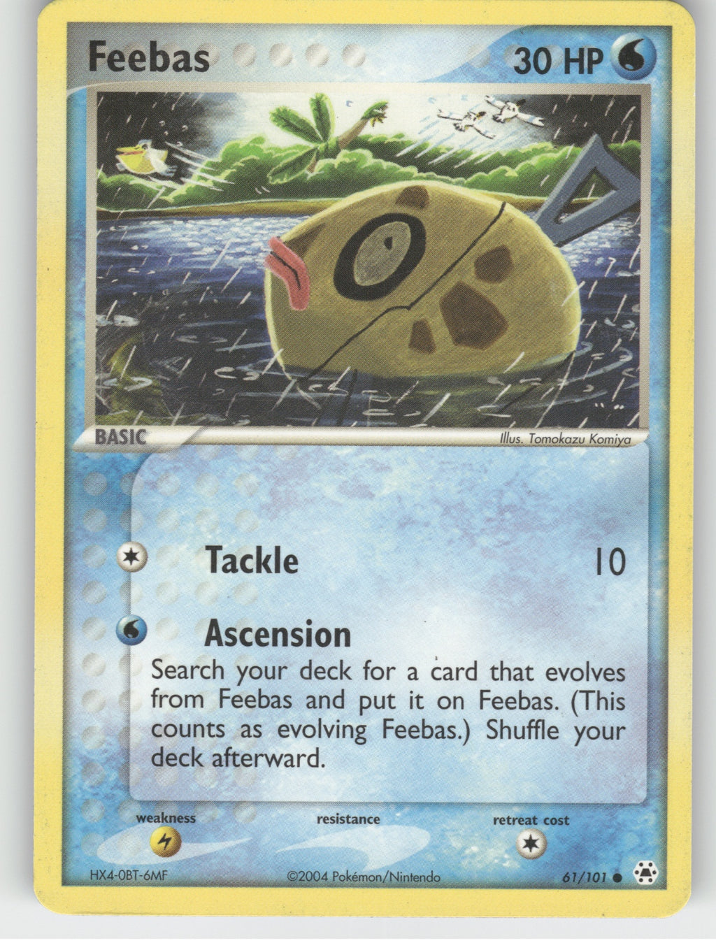Feebas Common EX Hidden Legends 61/101 NM