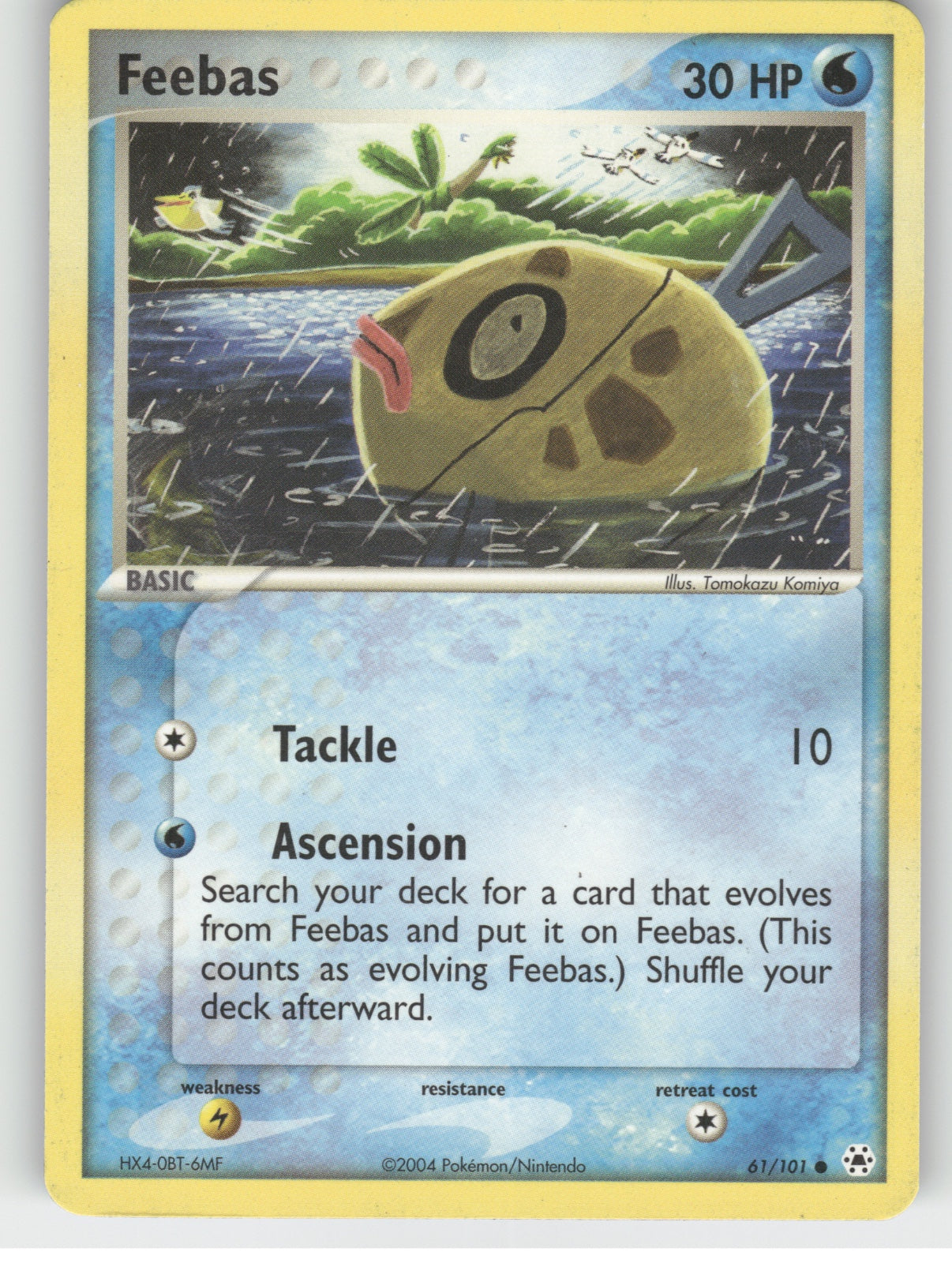 Feebas Common EX Hidden Legends 61/101 NM