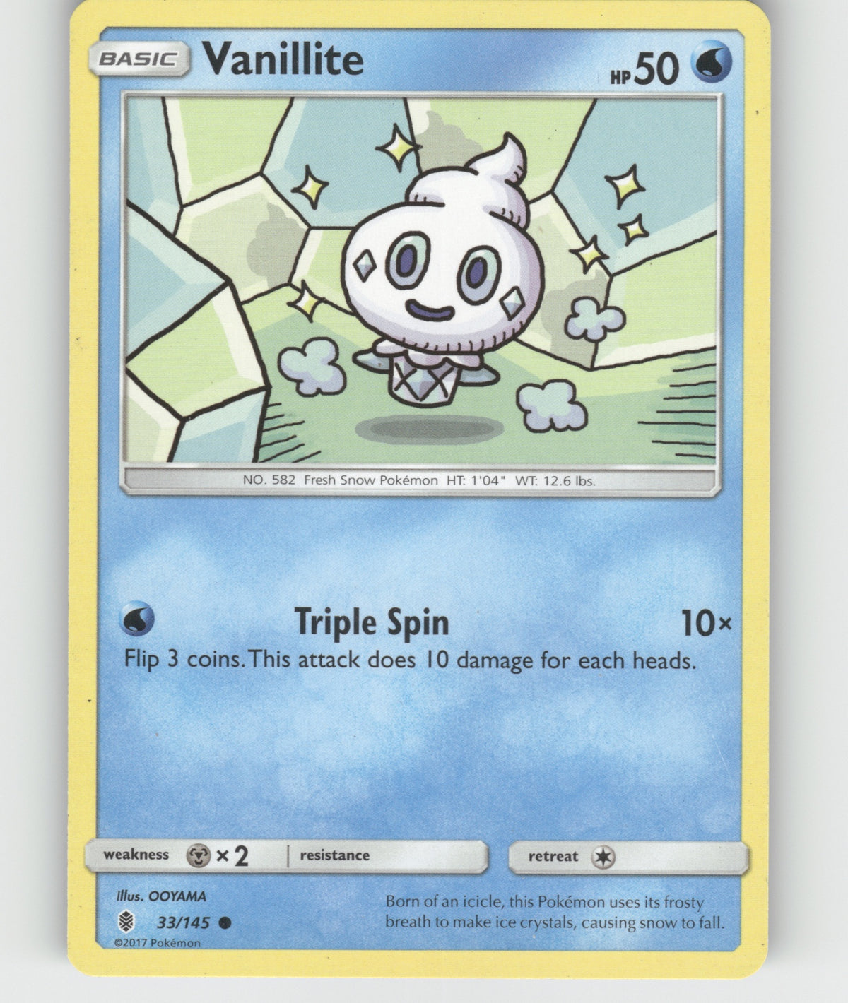 Vanillite Common SM - Guardians Rising 33/145 NM