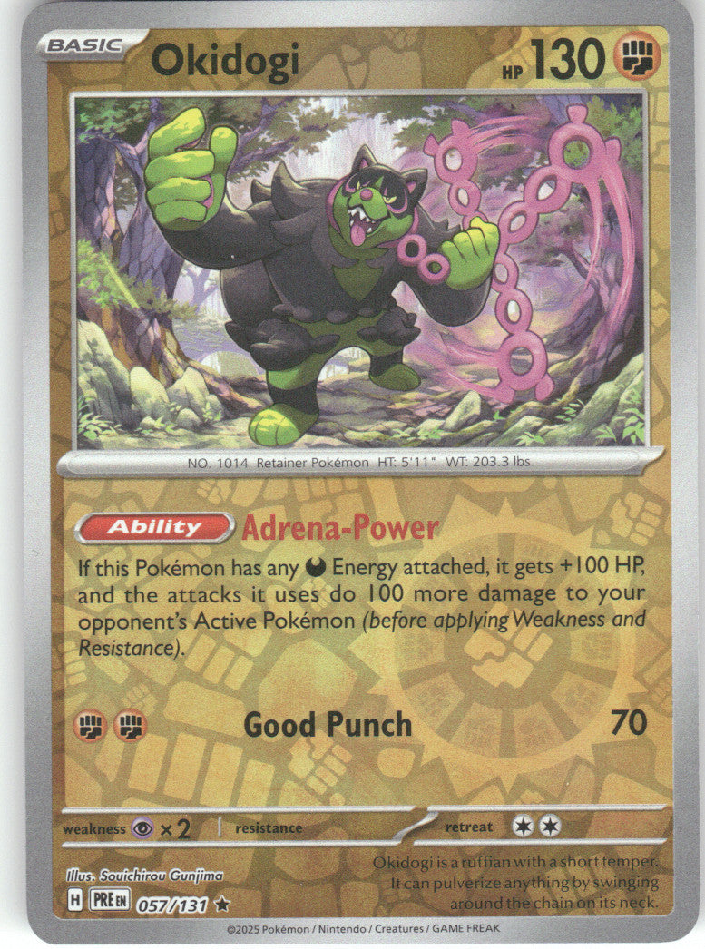 Okidogi Reverse Holo Rare SV06: Twilight Masquerade 111/167 NM
