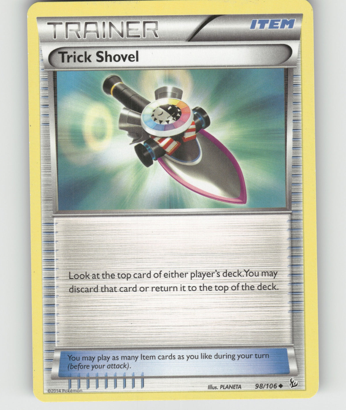 Trick Shovel Uncommon XY - Flashfire 98/106 NM