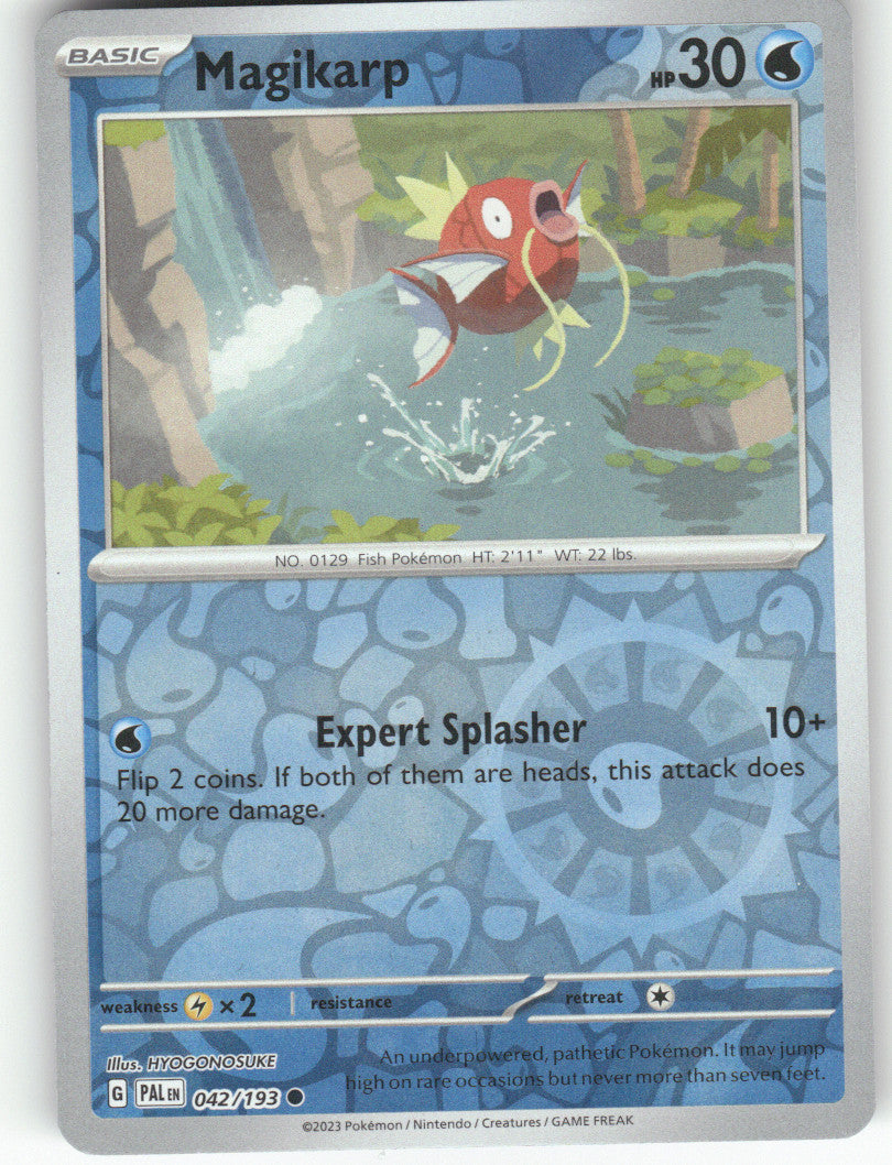 Magikarp Reverse Holo Common SV02: Paldea Evolved 042/193 NM