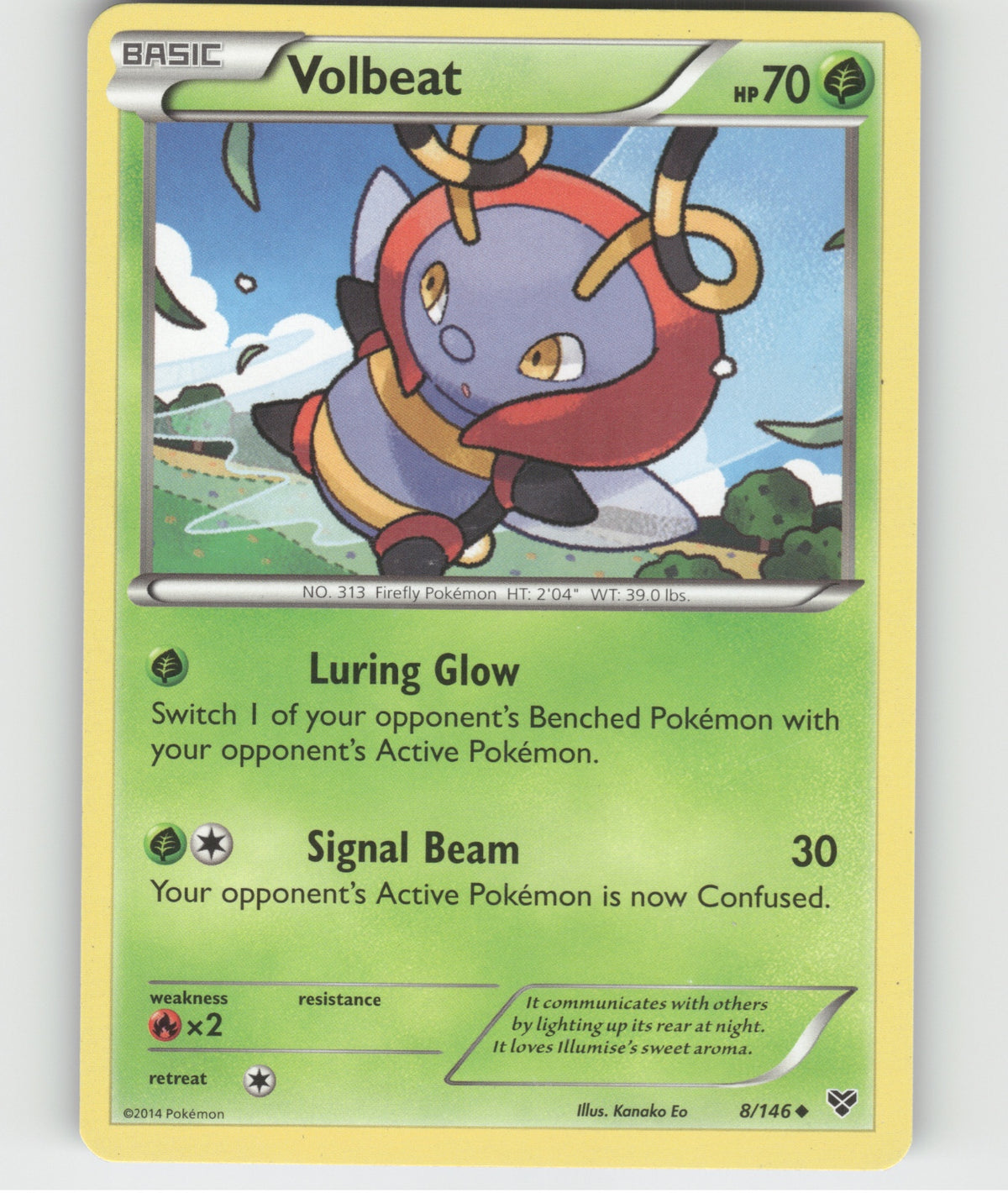 Volbeat Uncommon XY Base Set 8/146 LP