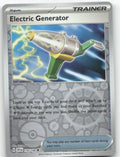 Electric Generator Reverse Holo Uncommon SV01: Scarlet & Violet Base Set 170/198 NM