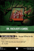 Dr. Facilier's Cards Cold Foil Uncommon The First Chapter 101/204 NM