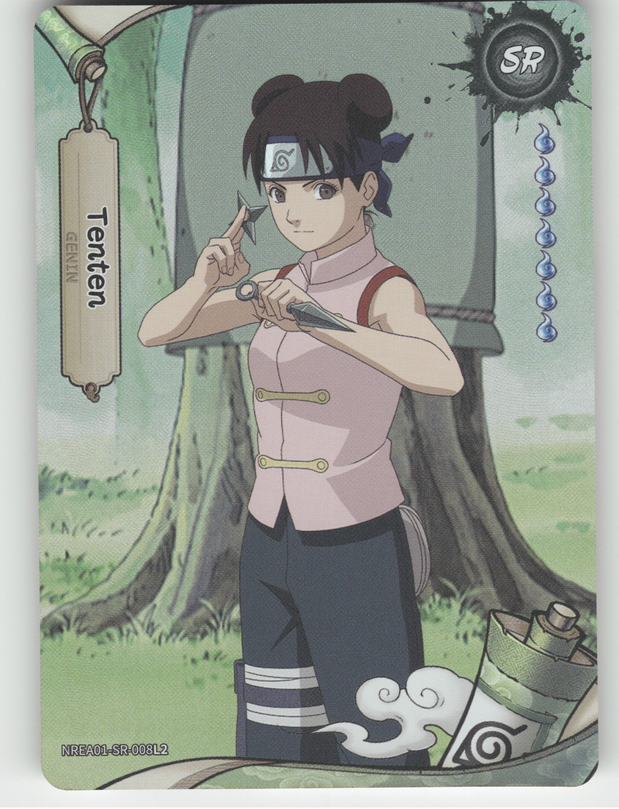 Tenten Base SR Earth Scroll Series 1 008L2 NM front