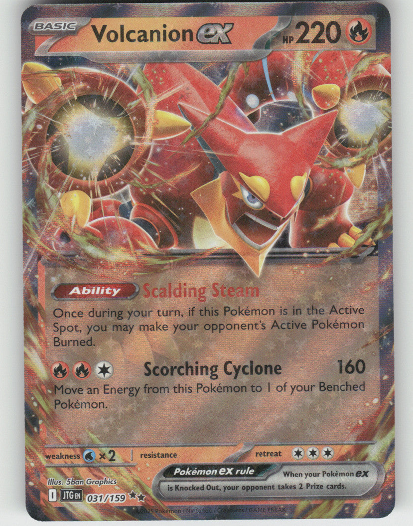 Volcanion ex Holo Double Rare SV09: Journey Together 031/159 NM