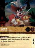 Goofy - Musketeer Swordsman Cold Foil Rare Ursula's Return 12/204 NM