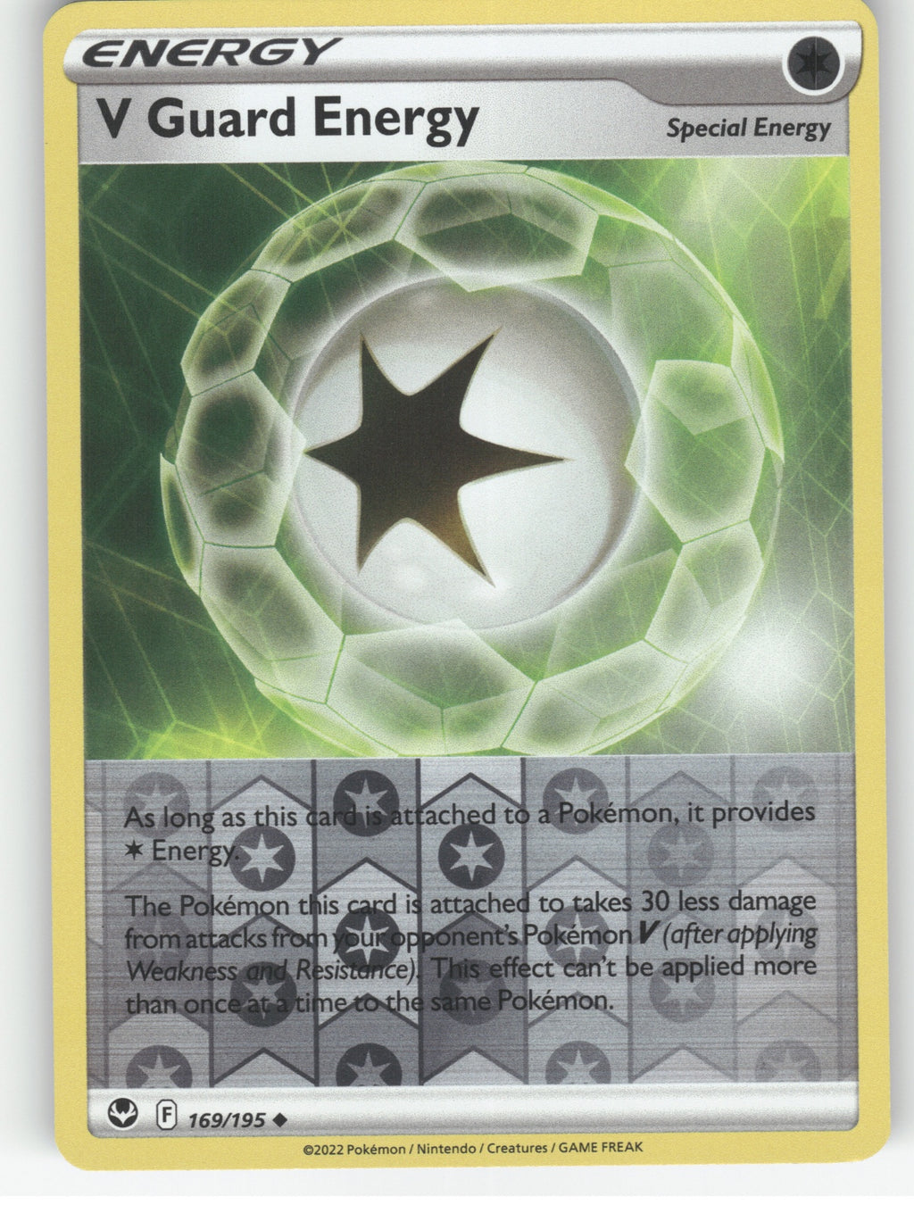 V Guard Energy Reverse Holo Uncommon SWSH12: Silver Tempest 169/195 NM