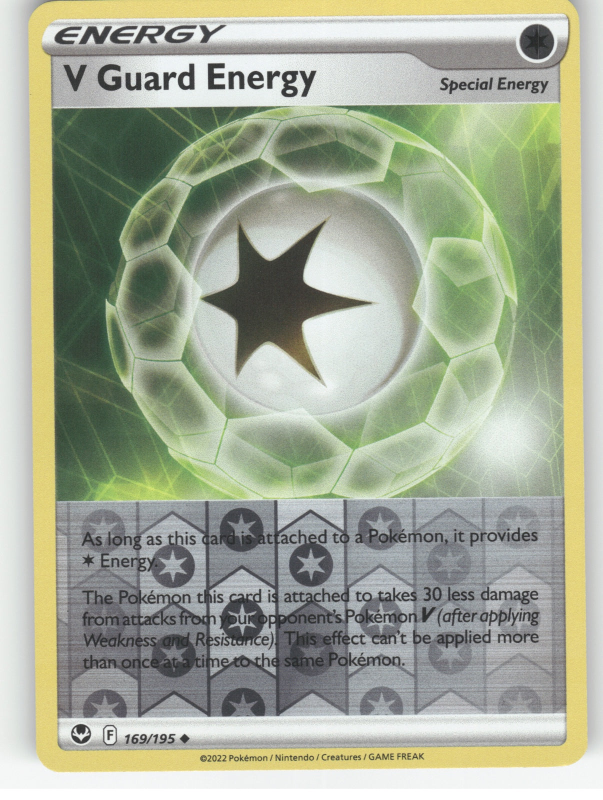 V Guard Energy Reverse Holo Uncommon SWSH12: Silver Tempest 169/195 NM