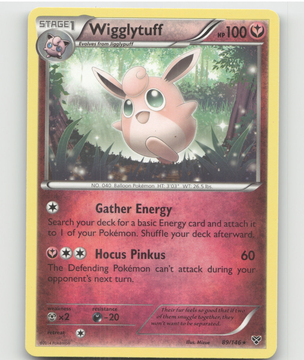 Wigglytuff (89) Rare XY Base Set 89/146 LP