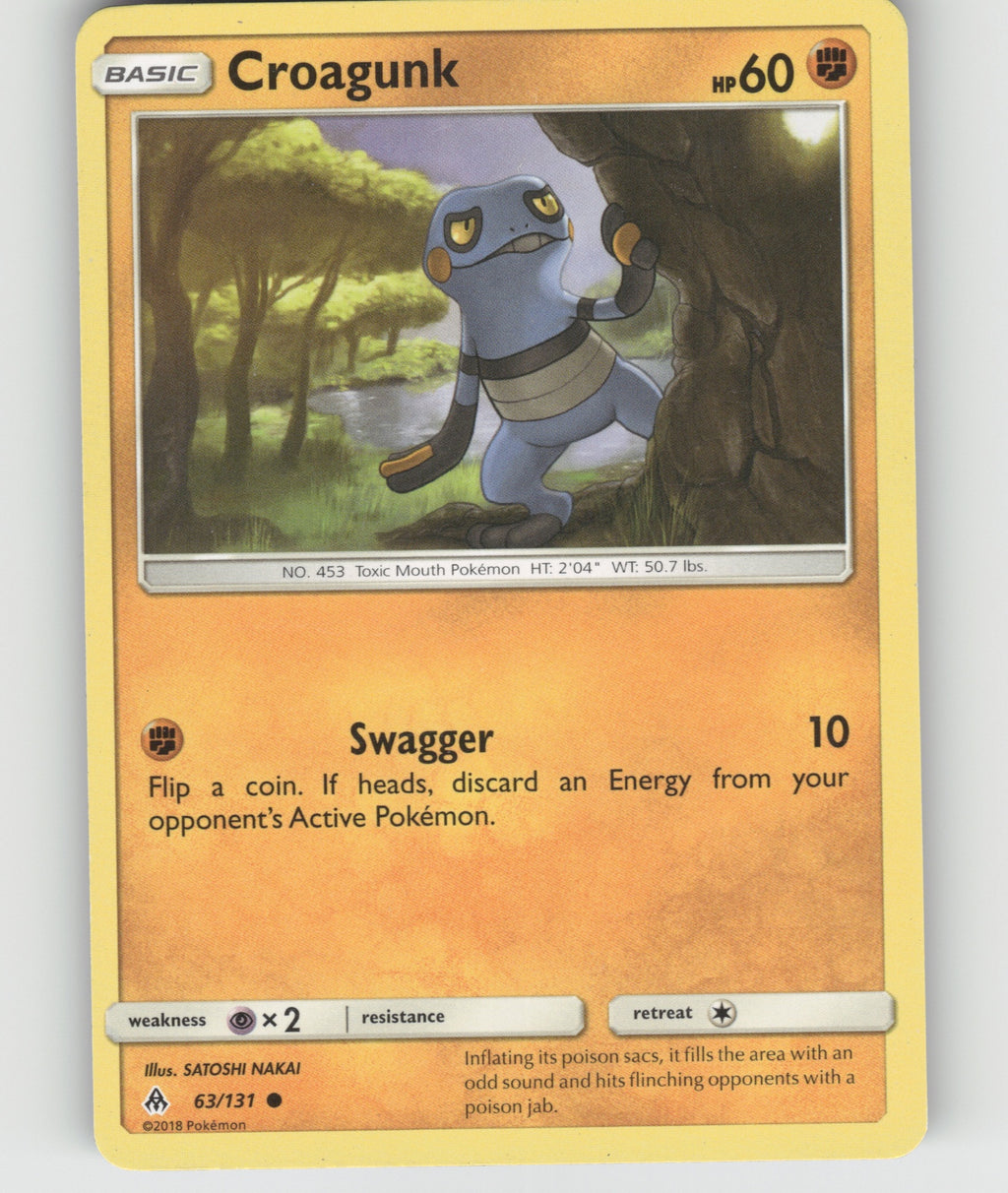 Croagunk Common SM - Forbidden Light 63/131 NM