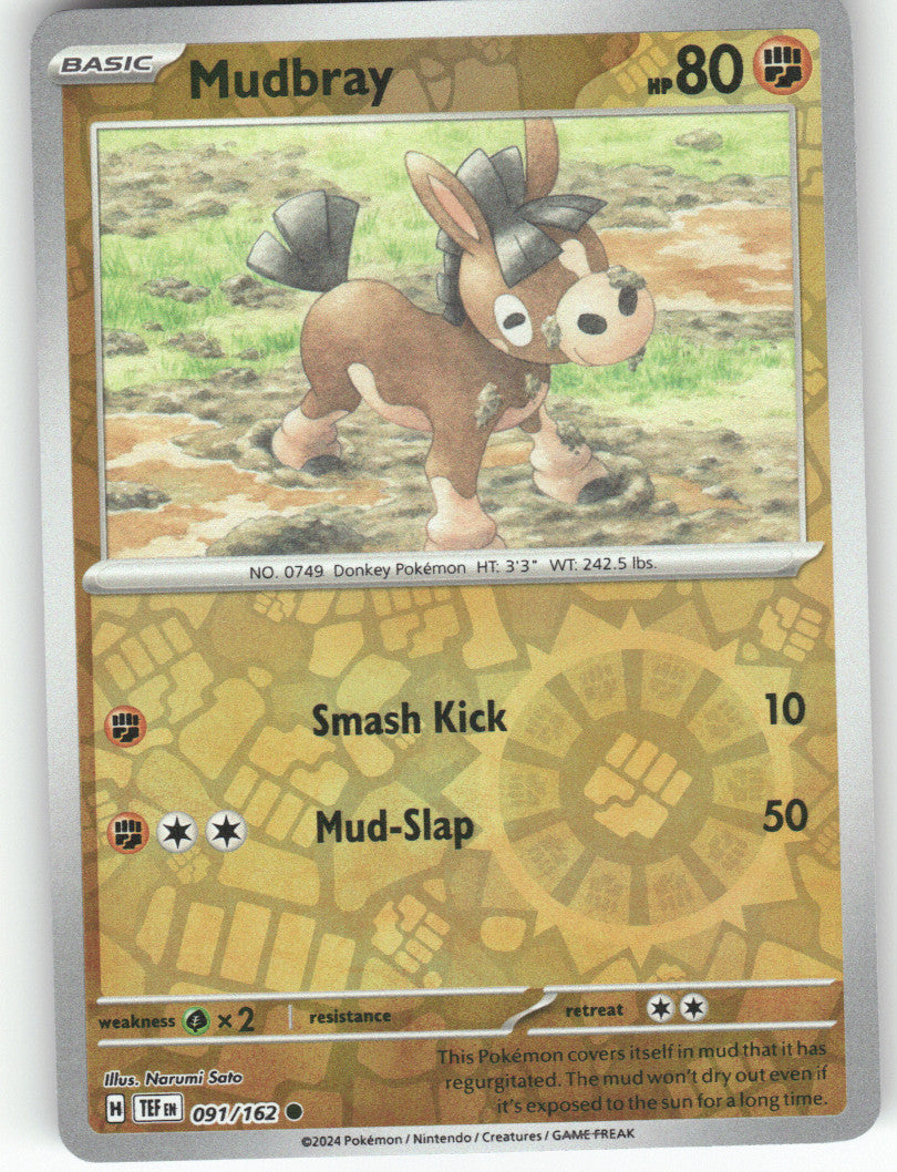 Mudbray Reverse Holo Common SV05: Temporal Forces 091/162 NM