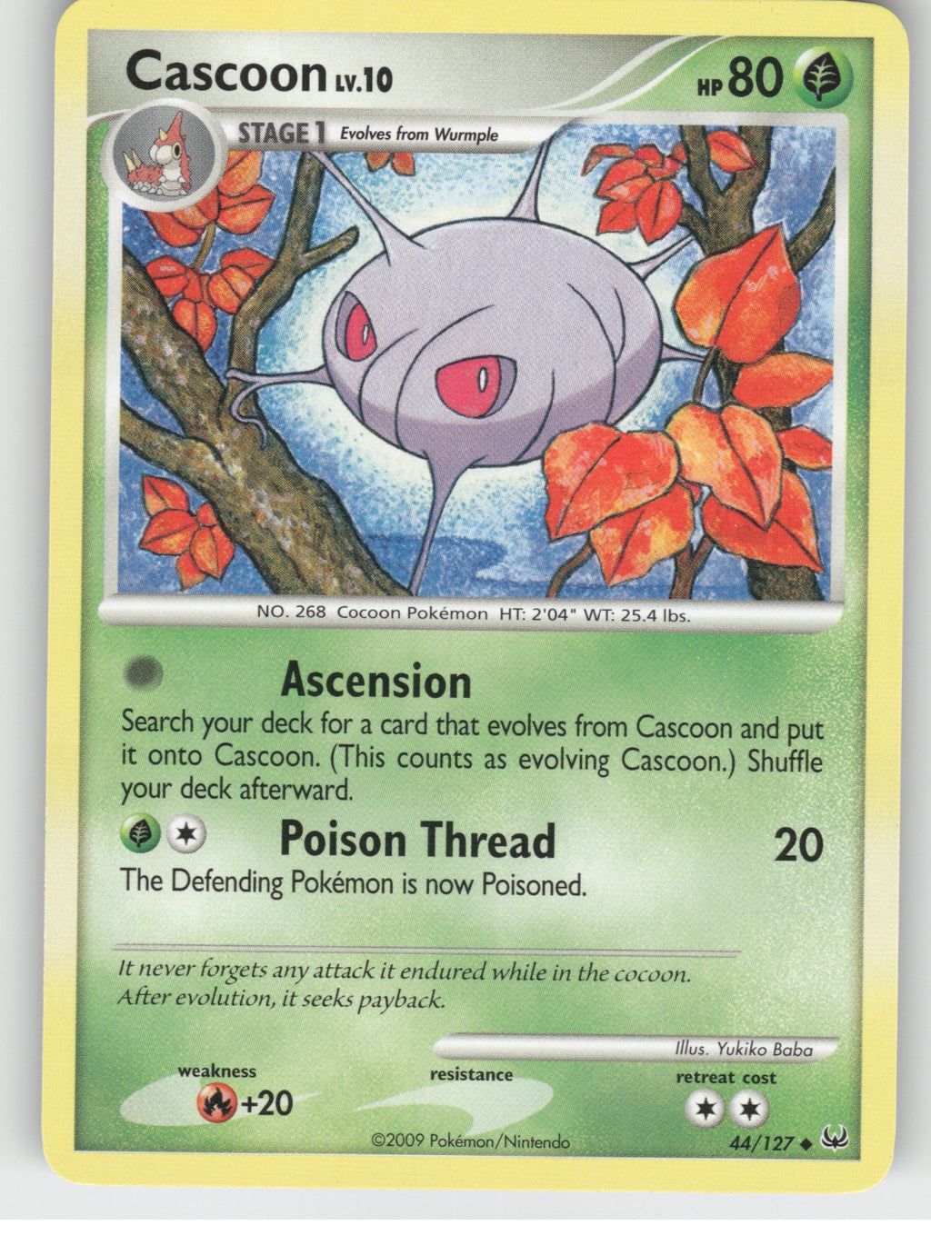 Cascoon Uncommon Platinum 44/127 NM