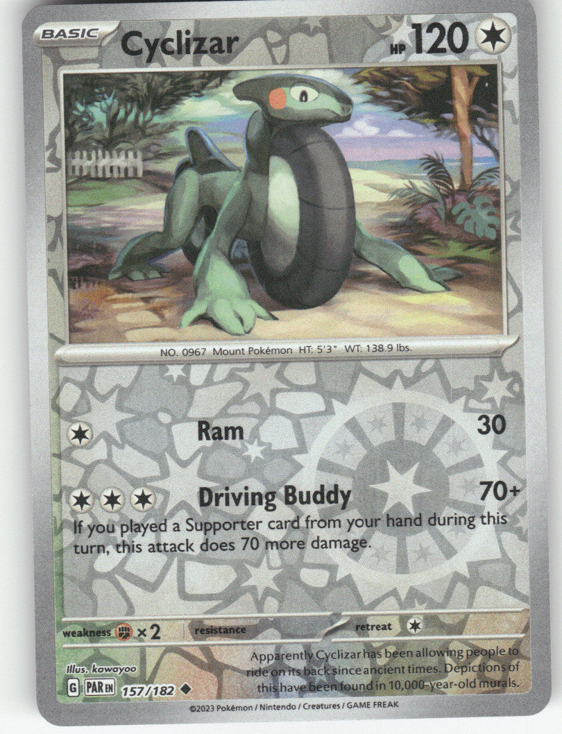 Cyclizar - Reverse Holo Uncommon SV04: Paradox Rift 157/182 NM