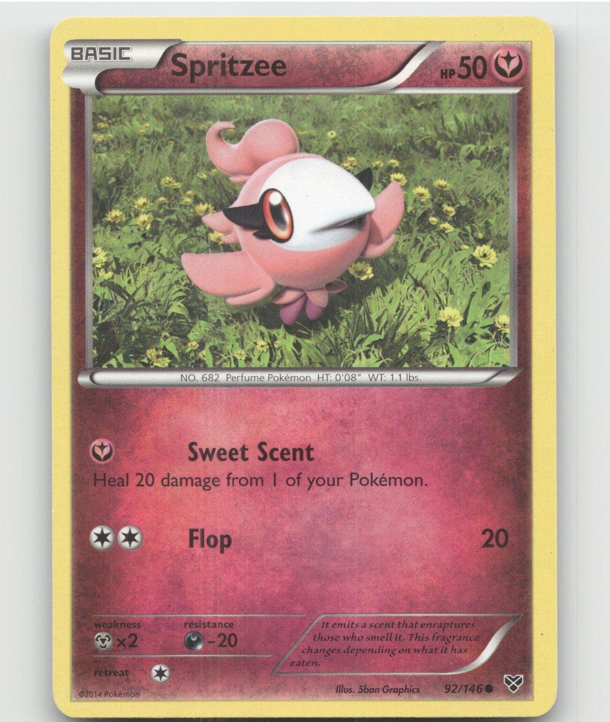 Spritzee Common XY Base Set 92/146 LP