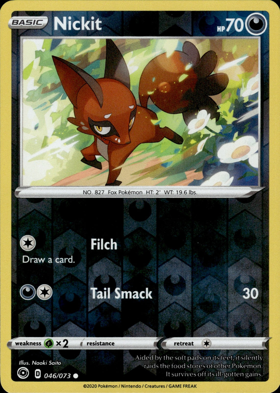 Nickit Reverse Holo Common Champion's Path 46/73 NM