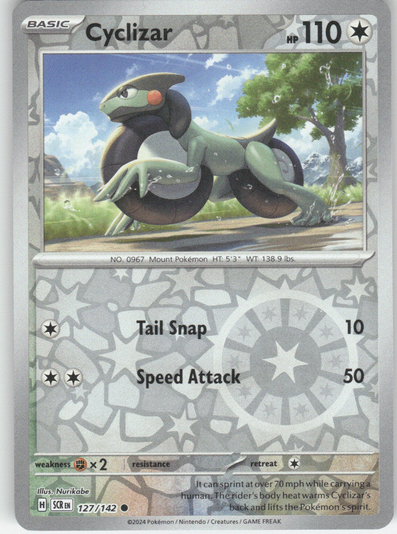Cyclizar Reverse Holo Common SV07: Stellar Crown 127/142 NM