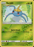 Surskit Reverse Holo Common SM Base Set 7/149 NM