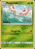 Masquerain Reverse Holo Rare SM Base Set 8/149 NM