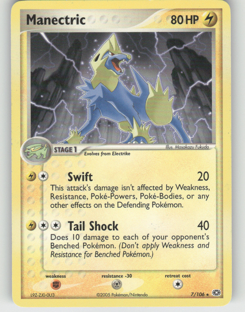 Manectric Rare Deck Exclusives 007/106 NM