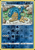 Simipour Reverse Holo Uncommon SWSH03: Darkness Ablaze 042/189 NM