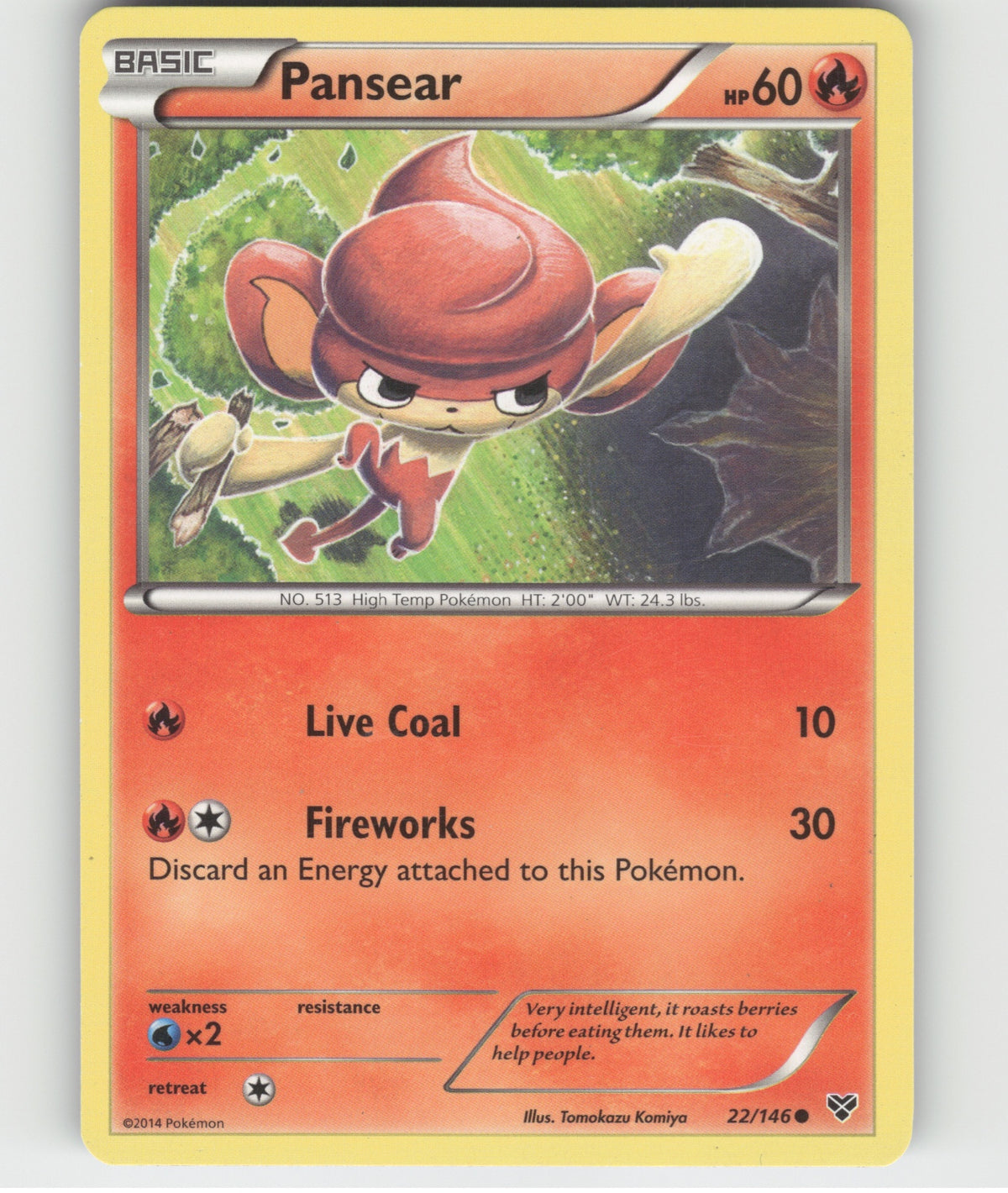 Pansear Common XY Base Set 22/146 LP