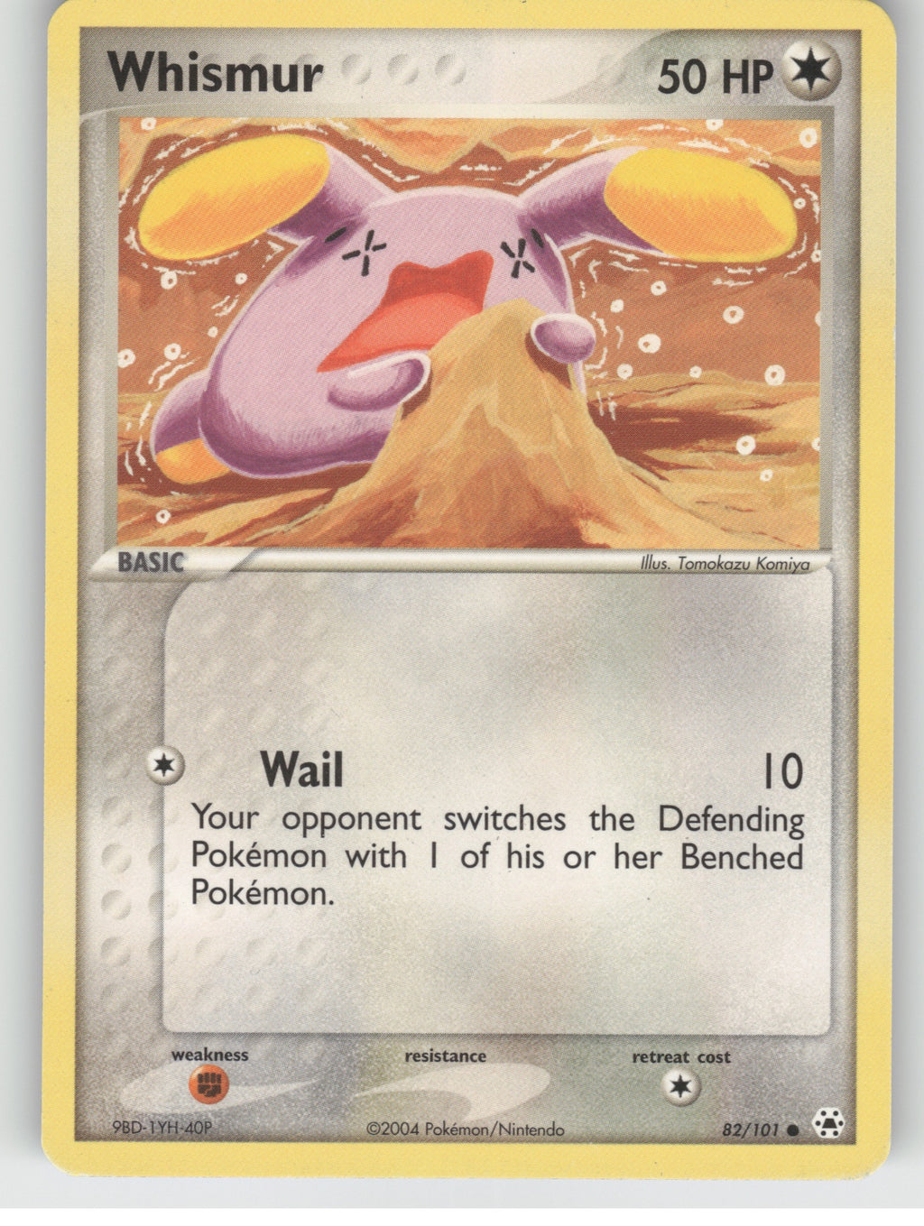 Whismur Common EX Hidden Legends 82/101 NM