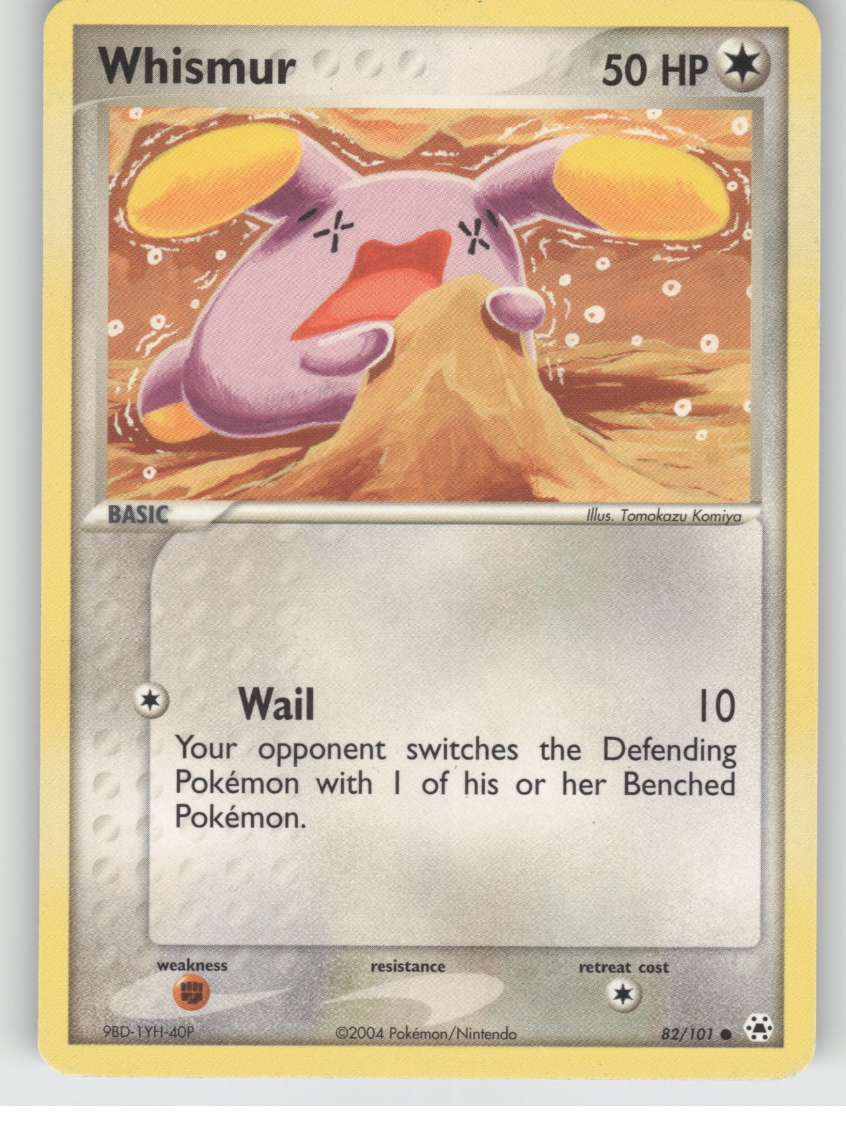 Whismur Common EX Hidden Legends 82/101 NM