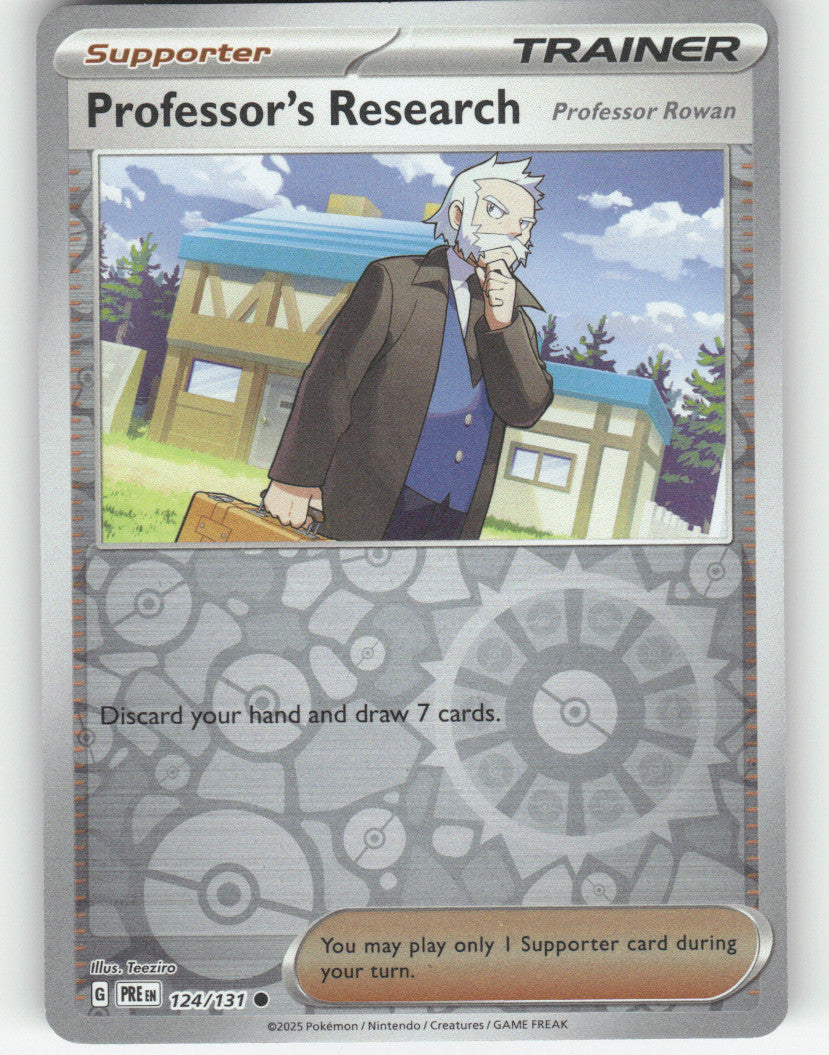 Professor's Research [Professor Rowan] Reverse Holo Common SV: Prismatic Evolutions 124/131 NM