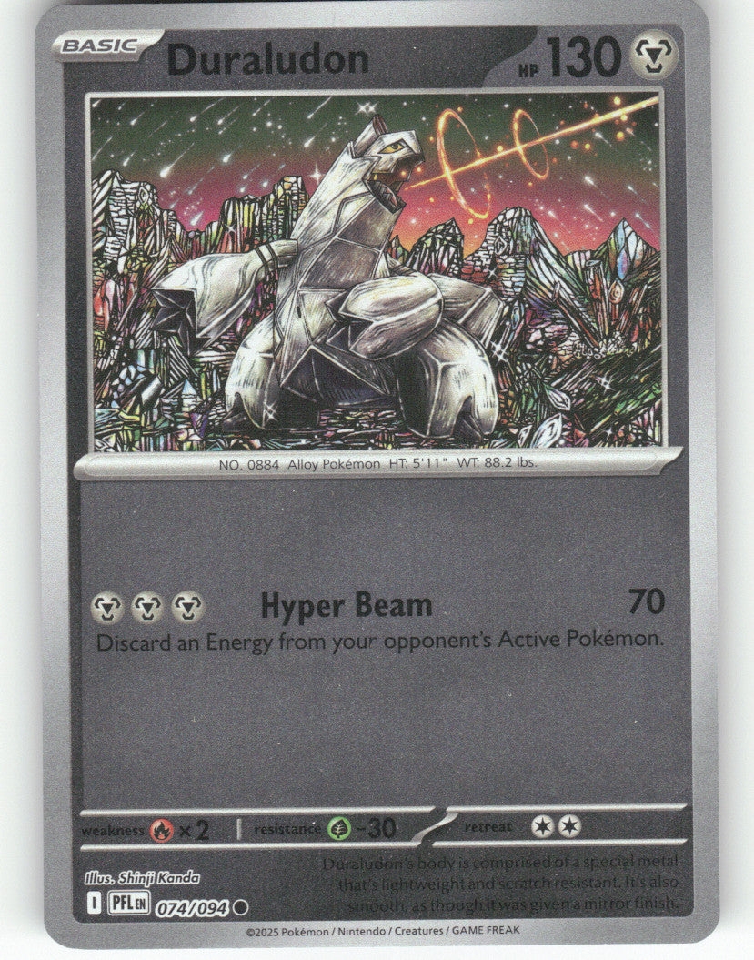 Duraludon Reverse Holo Common ME02: Phantasmal Flames 074/094 NM
