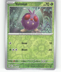 Venonat Reverse Holo Common SV: Scarlet & Violet 151 048/165 NM