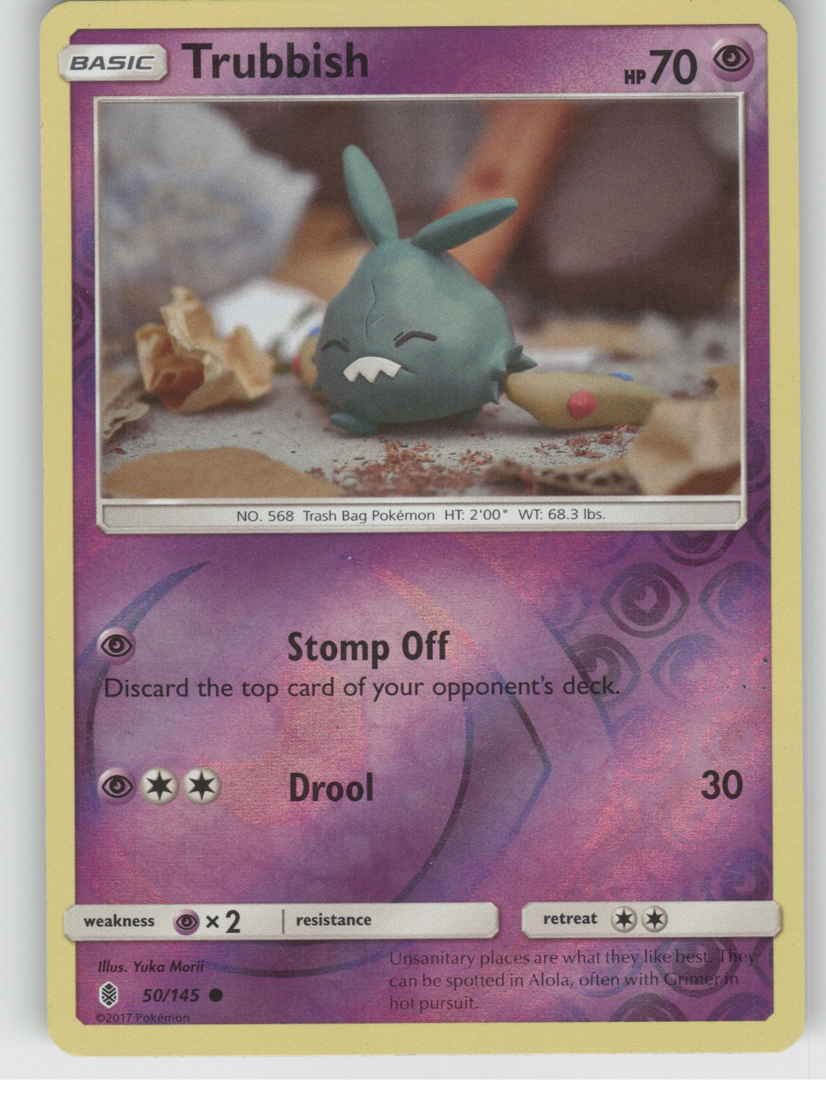 Trubbish Reverse Holo Common SM - Guardians Rising 50/145 NM