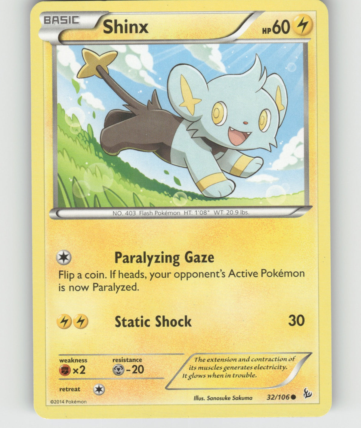 Shinx Common XY - Flashfire 32/106 NM