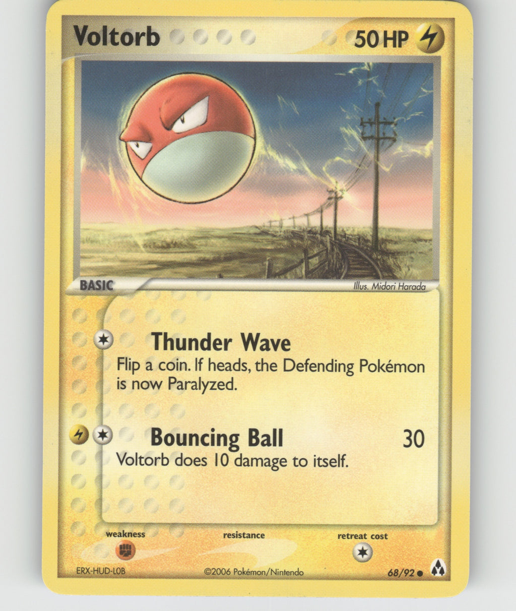 Voltorb Common EX Legend Maker 68/92 NM