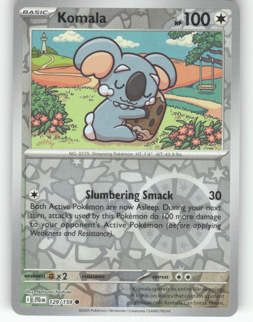 Komala Reverse Holo Common SV09: Journey Together 129/159 NM