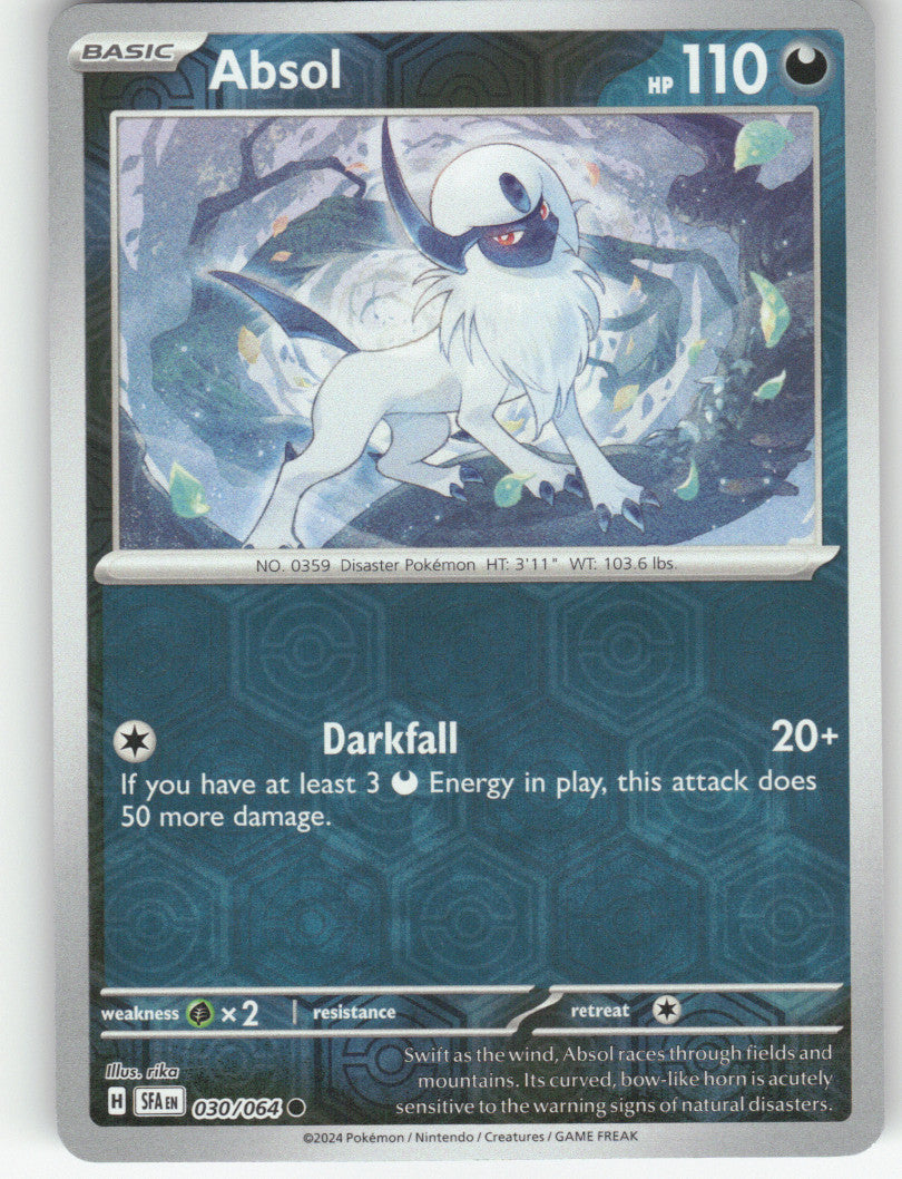 Absol Reverse Holo Common SV: Shrouded Fable 030/064 NM