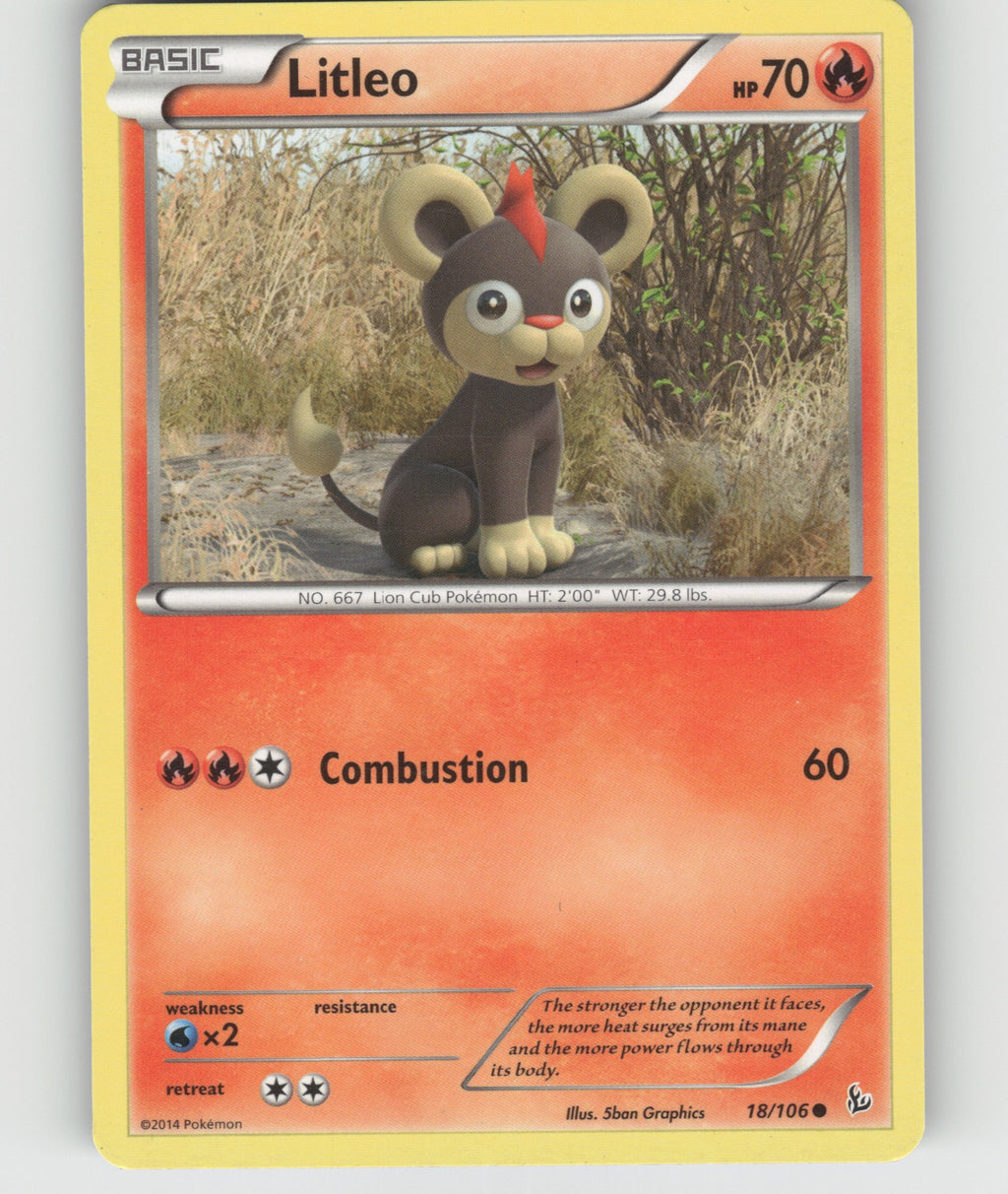 Litleo (18) Common XY - Flashfire 18/106 NM
