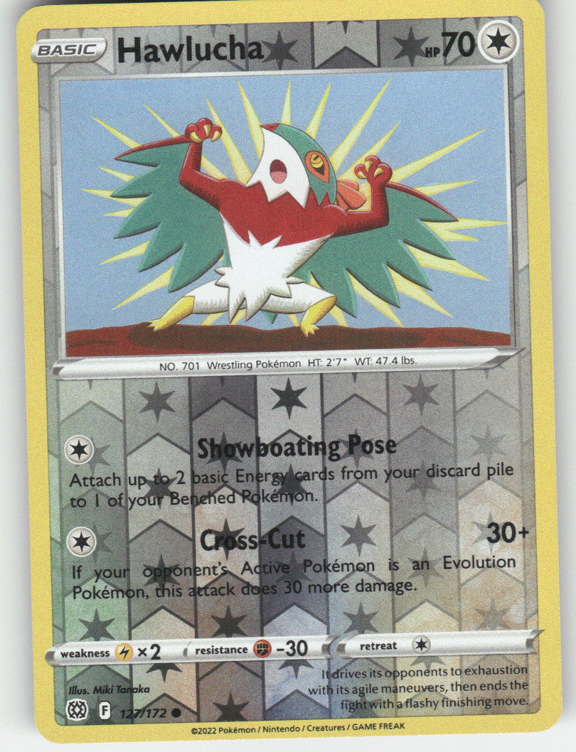 Hawlucha Reverse Holo Common SWSH09: Brilliant Stars 127/172 NM