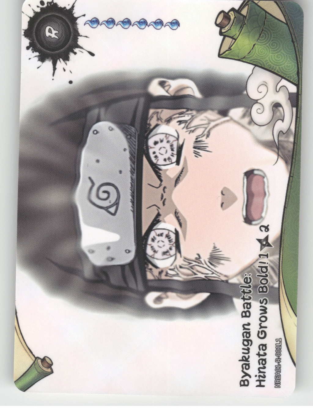 Byakugan Battle: Hinata Grows Bold!\n1/2 Base R Earth Scroll Series 1 001L1 NM front