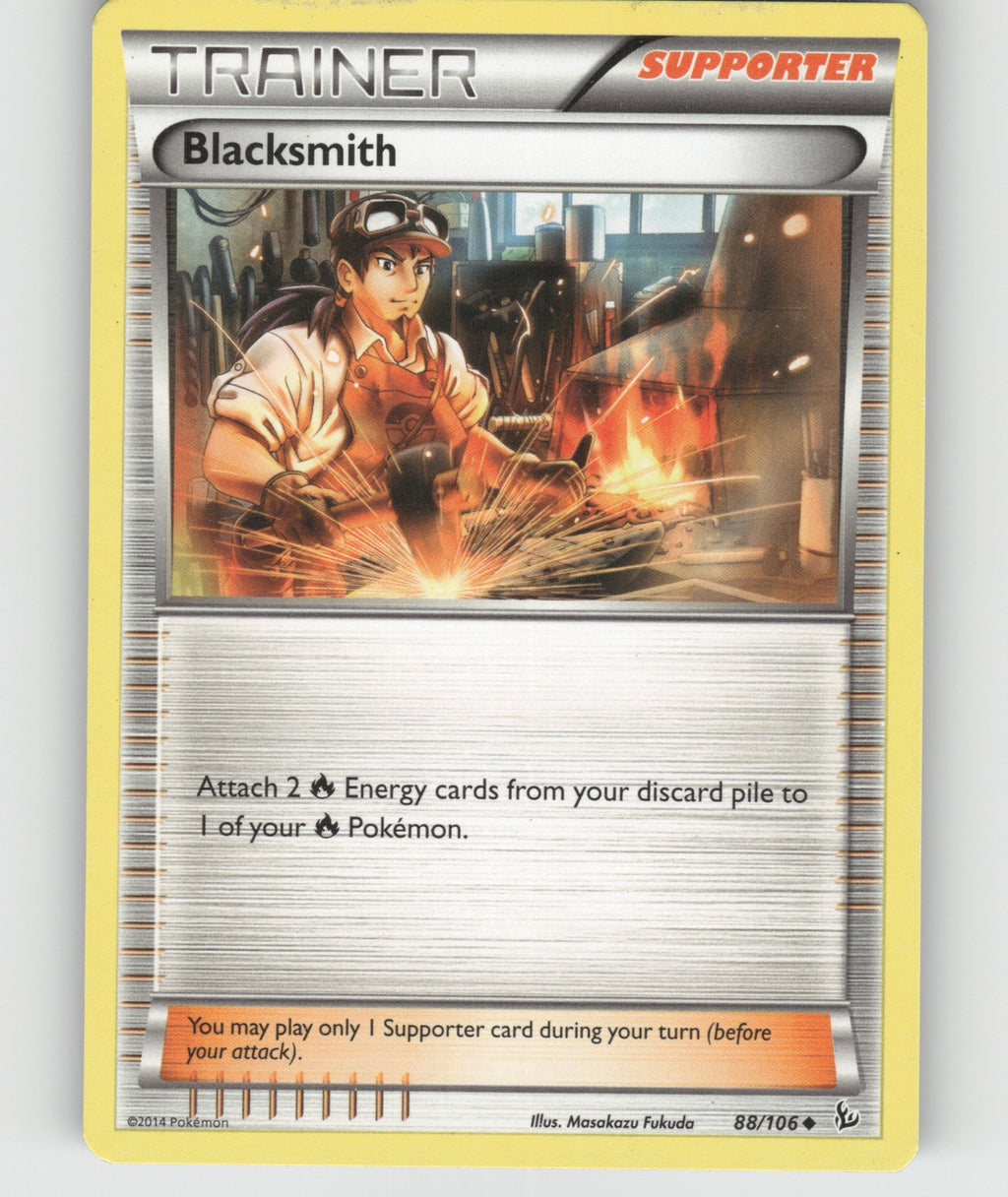Blacksmith Uncommon XY - Flashfire 88/106 NM