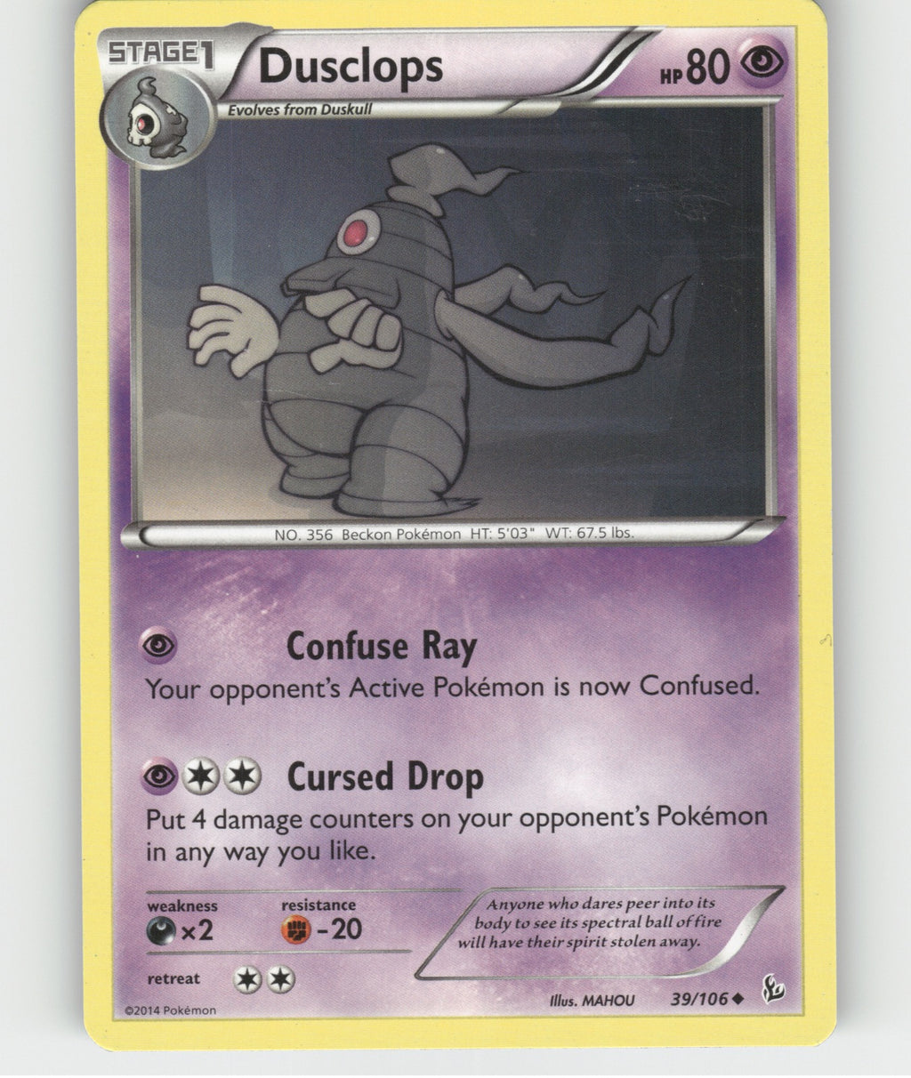 Dusclops Uncommon XY - Flashfire 39/106 NM