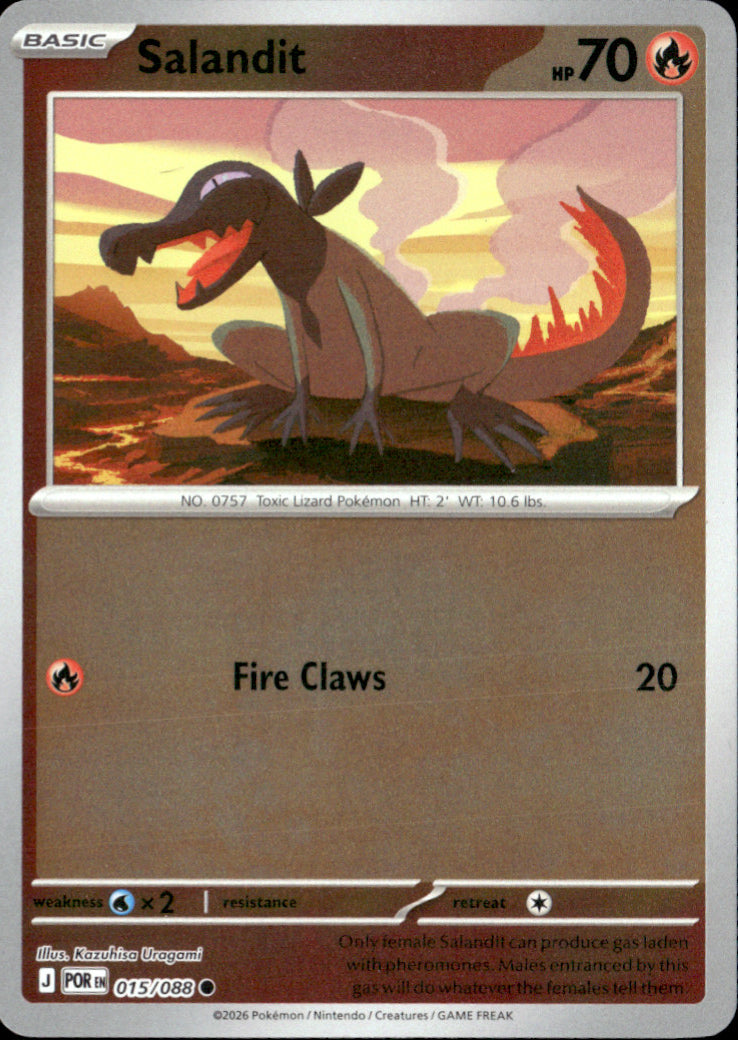 Salandit Reverse Holo Common ME03: Perfect Order 015/088 NM