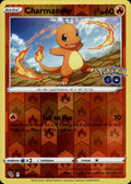 Charmander Reverse Holo Common Pokemon GO 008/078 NM