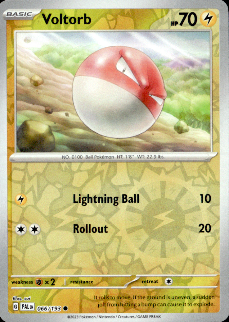 Voltorb Reverse Holo Common SV02: Paldea Evolved 066/193 NM