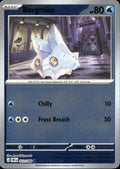 Bergmite Reverse Holo Common ME04: Chaos Rising 023/086 NM