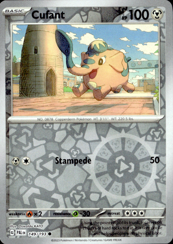 Cufant Reverse Holo Common SV02: Paldea Evolved 149/193 NM
