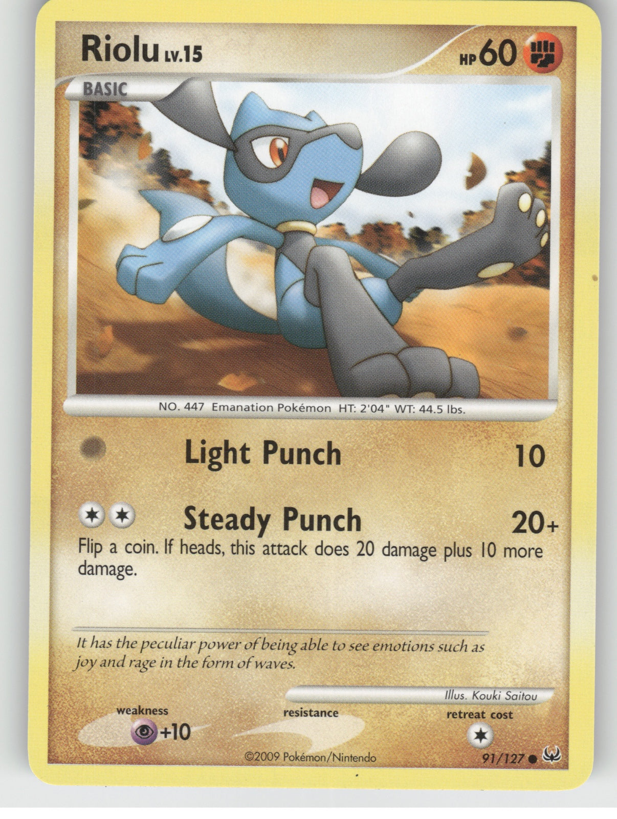 Riolu Common Platinum 91/127 NM